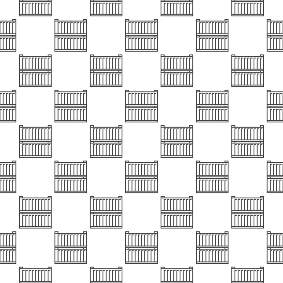 par de Envío contenedores vector entrega concepto línea sin costura modelo