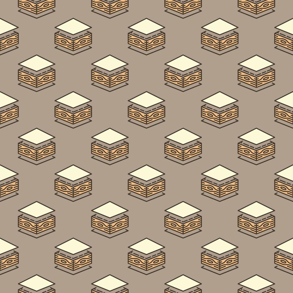 Roof Tiles vector concept colored seamless pattern