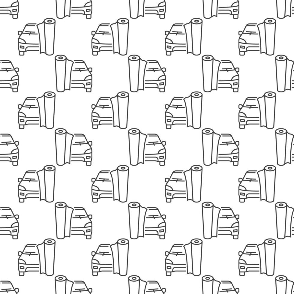 Vehicle Wrap vector concept minimal geometric seamless pattern