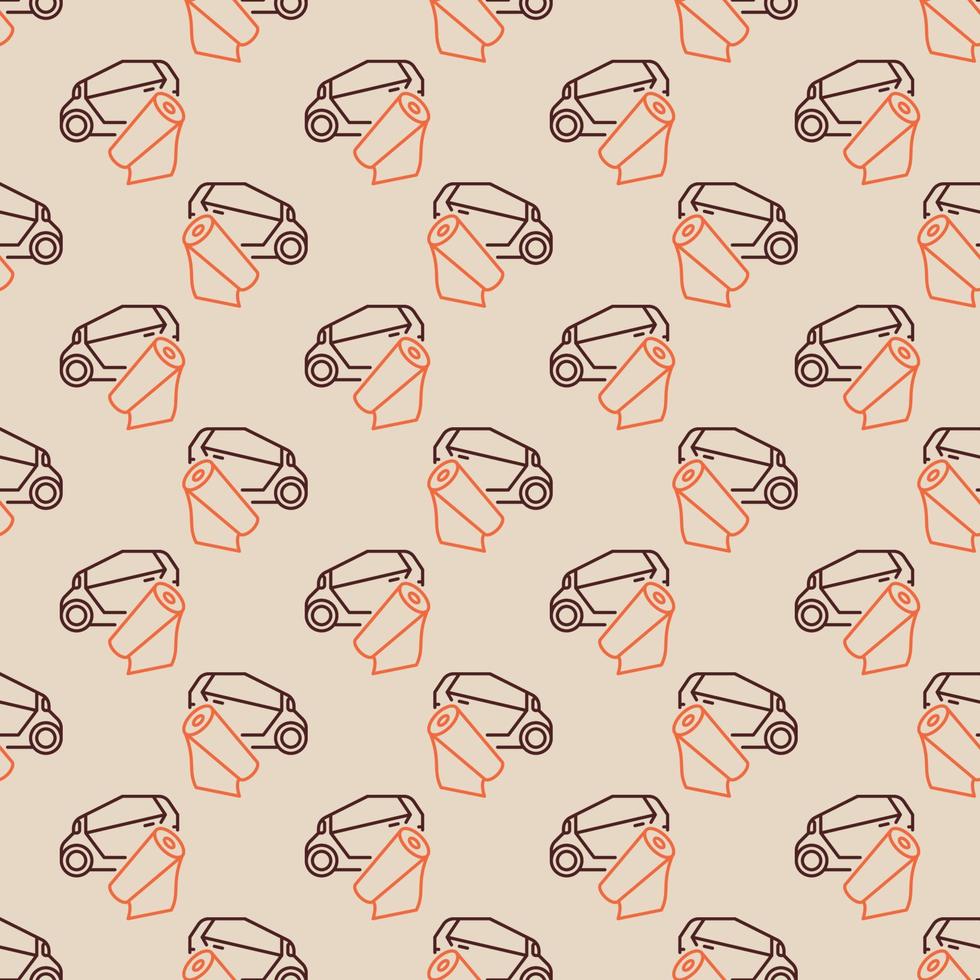 Vehicle Wrapping and Advertising vector geometric seamless pattern