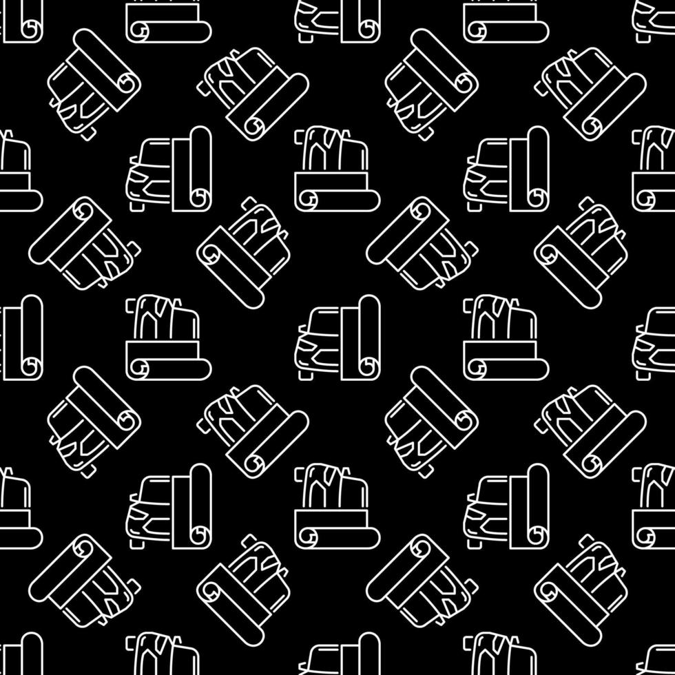 Car Vinyl Wrapping vector dark simple geometric seamless pattern