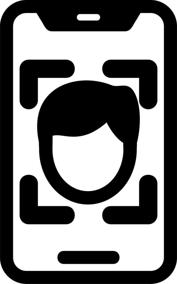 Face Lock Vector Icon