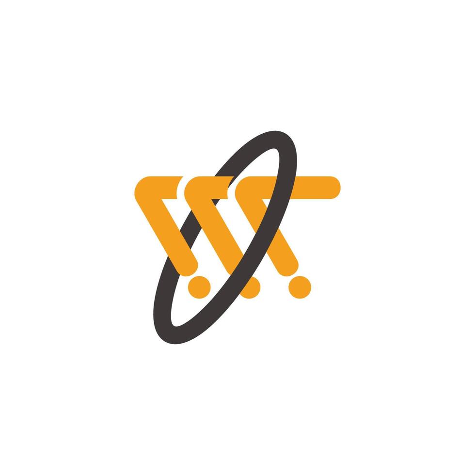 abstract letter m colorful motion arrow design logo vector
