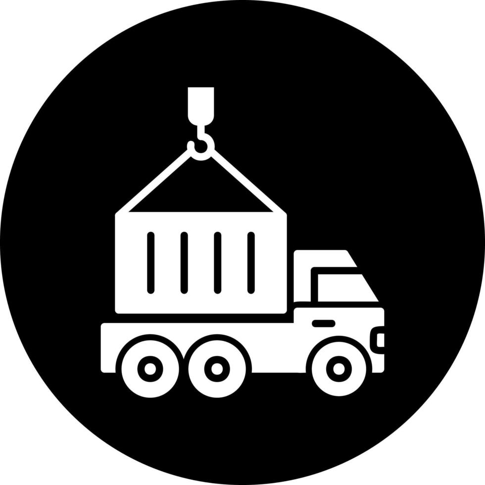 Container Truck Vector Icon