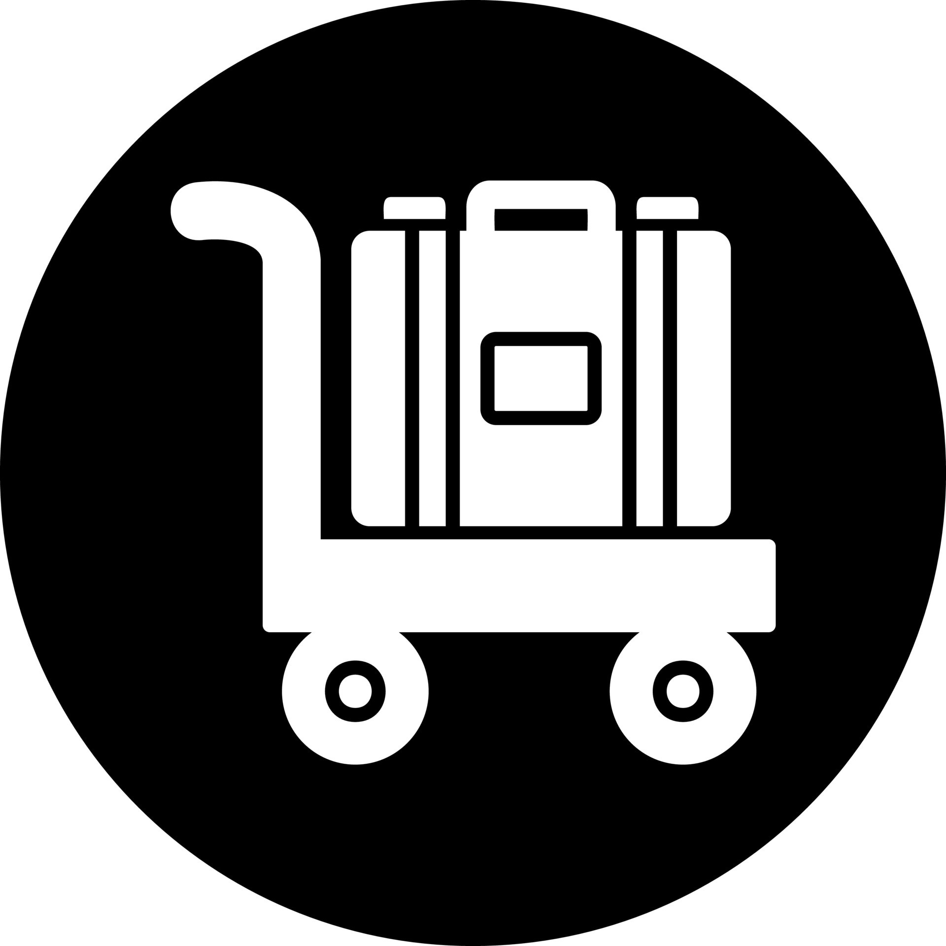 Luggage Cart Vector Icon 20948314 Vector Art at Vecteezy