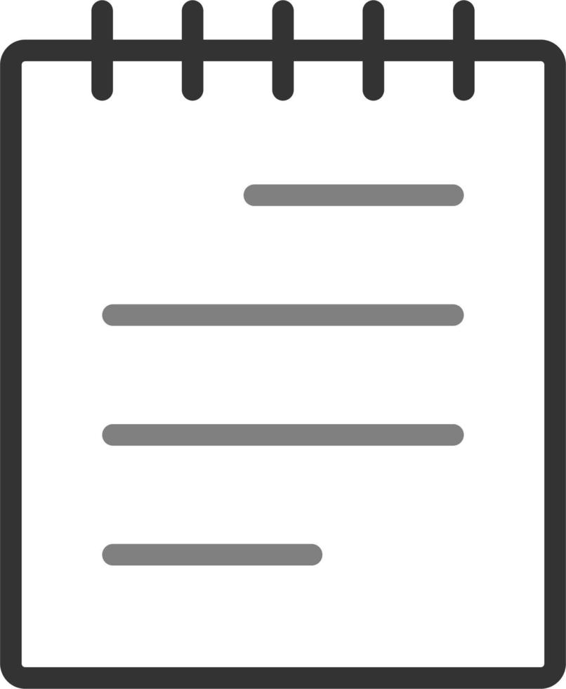 Notepad Vector Icon