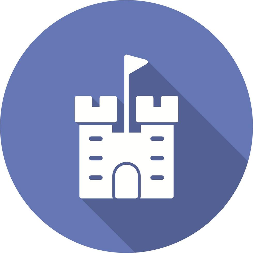 icono de vector de castillo