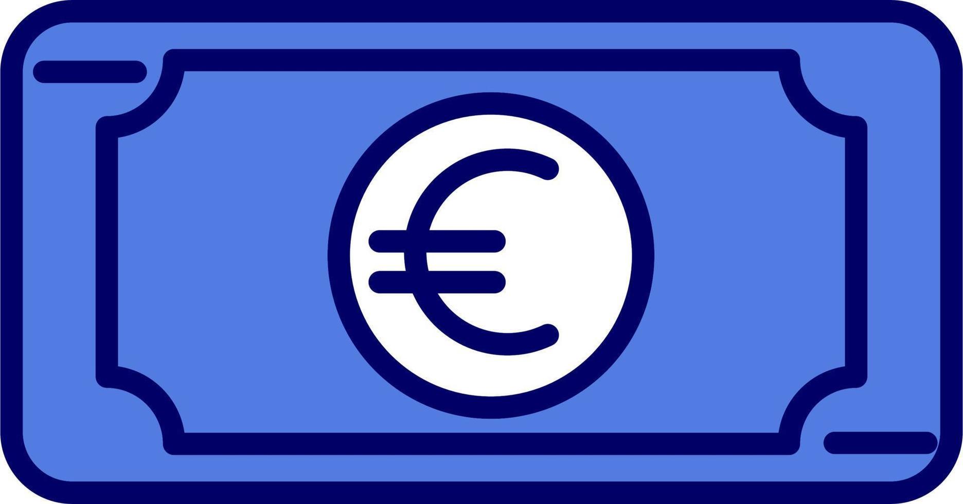 icono de vector de euro