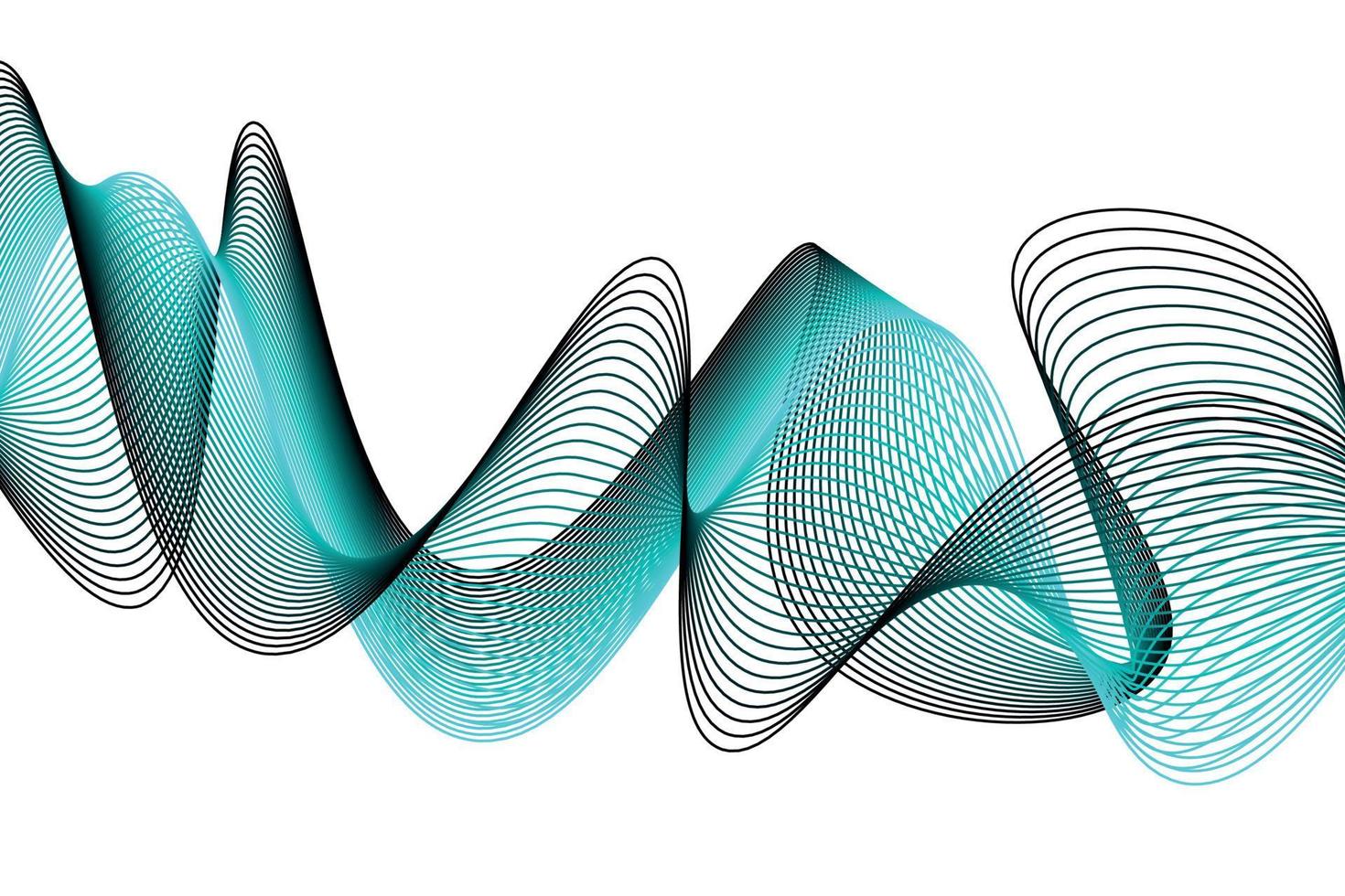 blue light and balack wave abstract background, suitable for landing page and computer desktop background. 3d vector