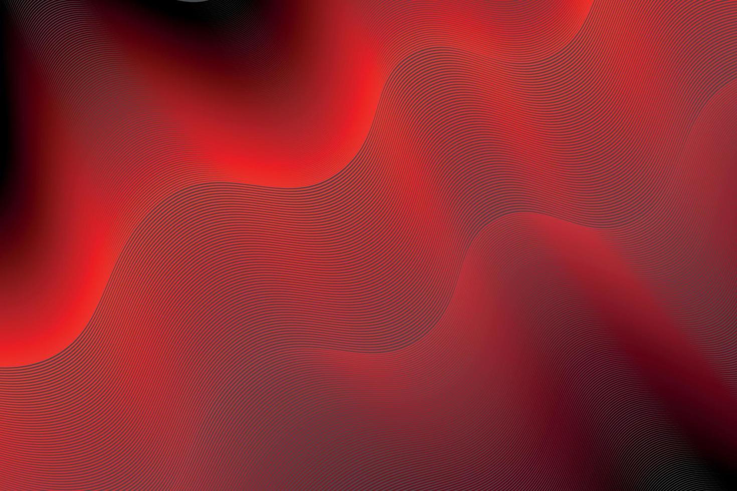 red and black wave abstract background, suitable for landing page and computer desktop background. 3d vector