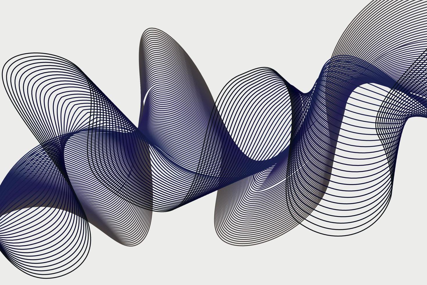 dark blue light and balack wave abstract background, suitable for landing page and computer desktop background. 3d vector