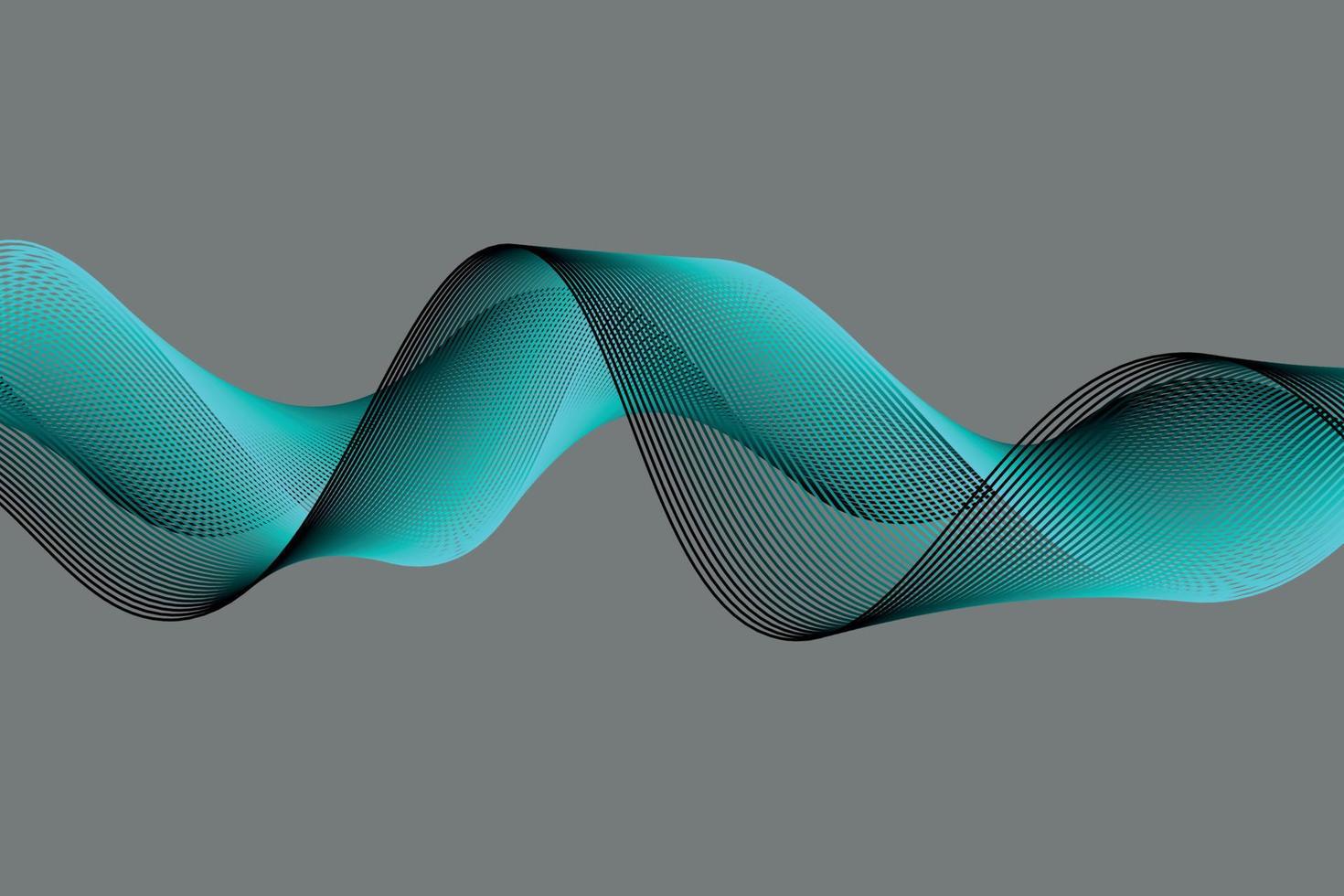 blue light and black lines. wave abstract background, suitable for landing page and computer desktop background. 3d vector