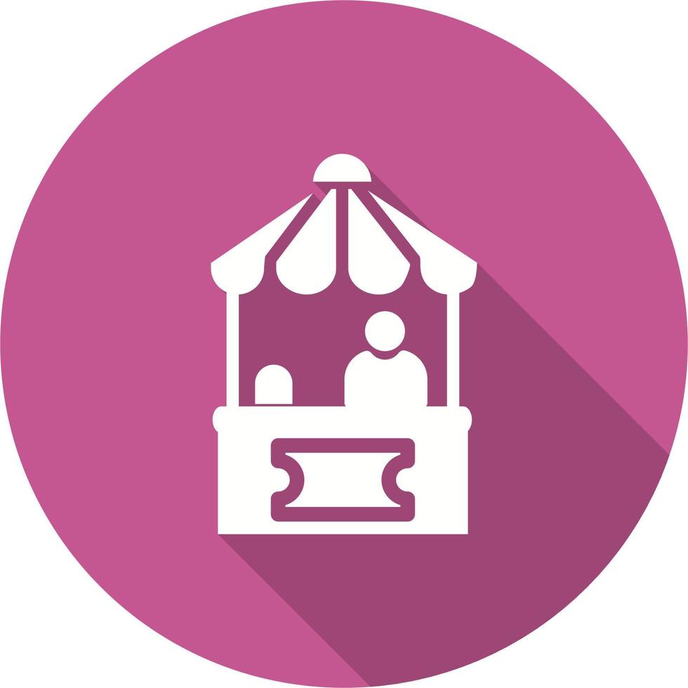 Ticket Office Vector Icon