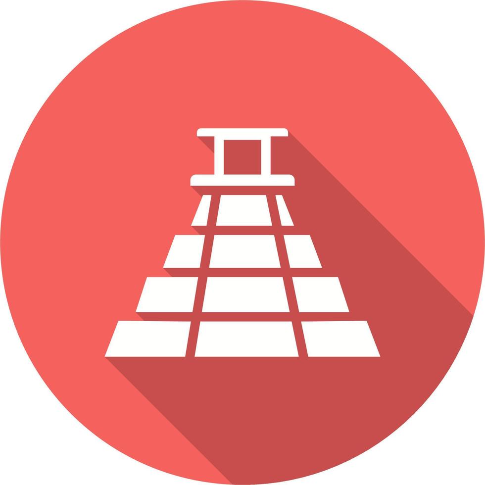 Aztec Pyramid Vector Icon