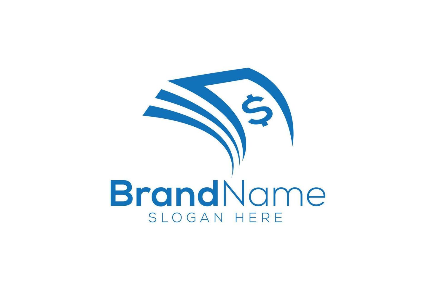 Minimal best money icon logo design template vector