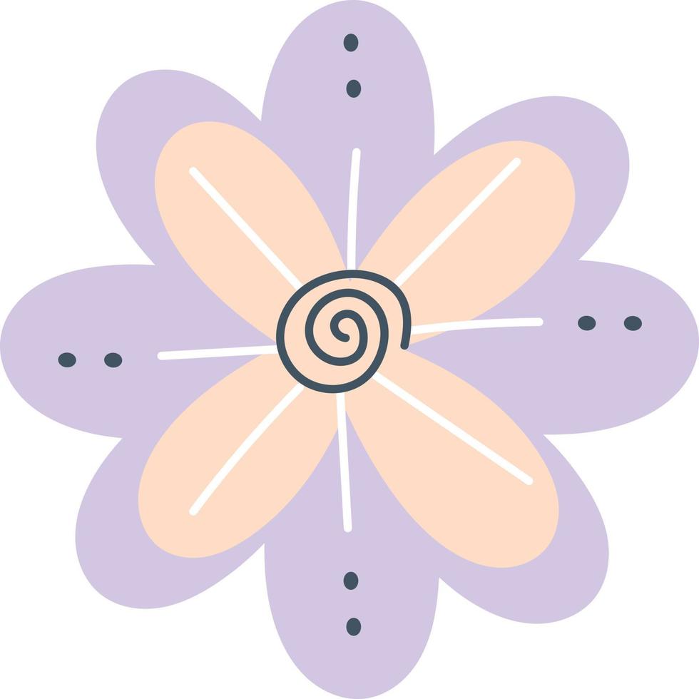 Soft spring flower illustration vector