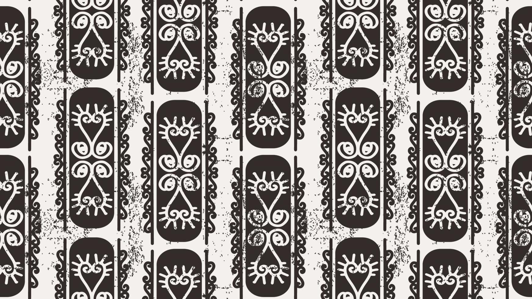 Seamless ethnic pattern. Tribal Hand drawn ornamental stripes. vector