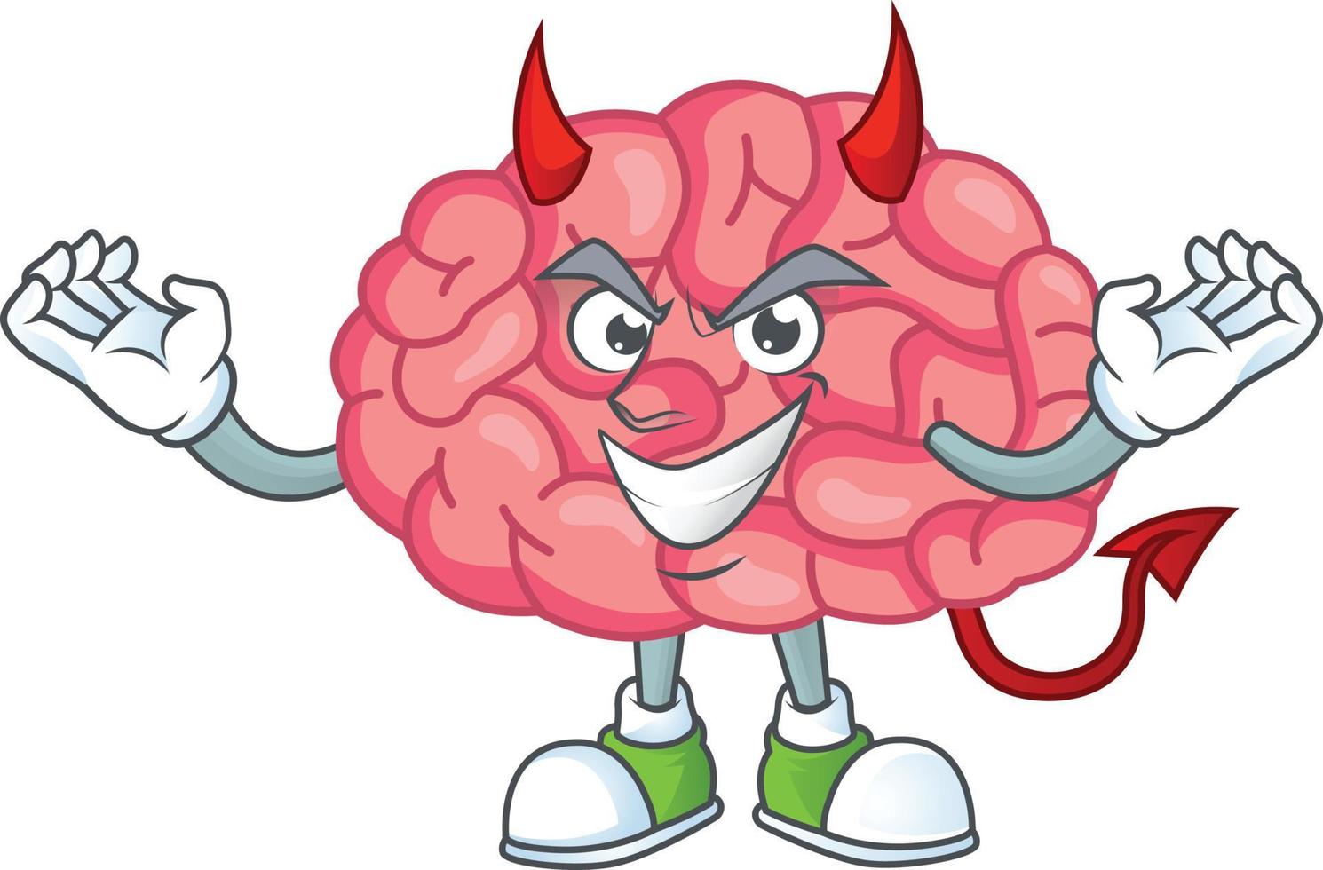 Brain Cartoon character vector