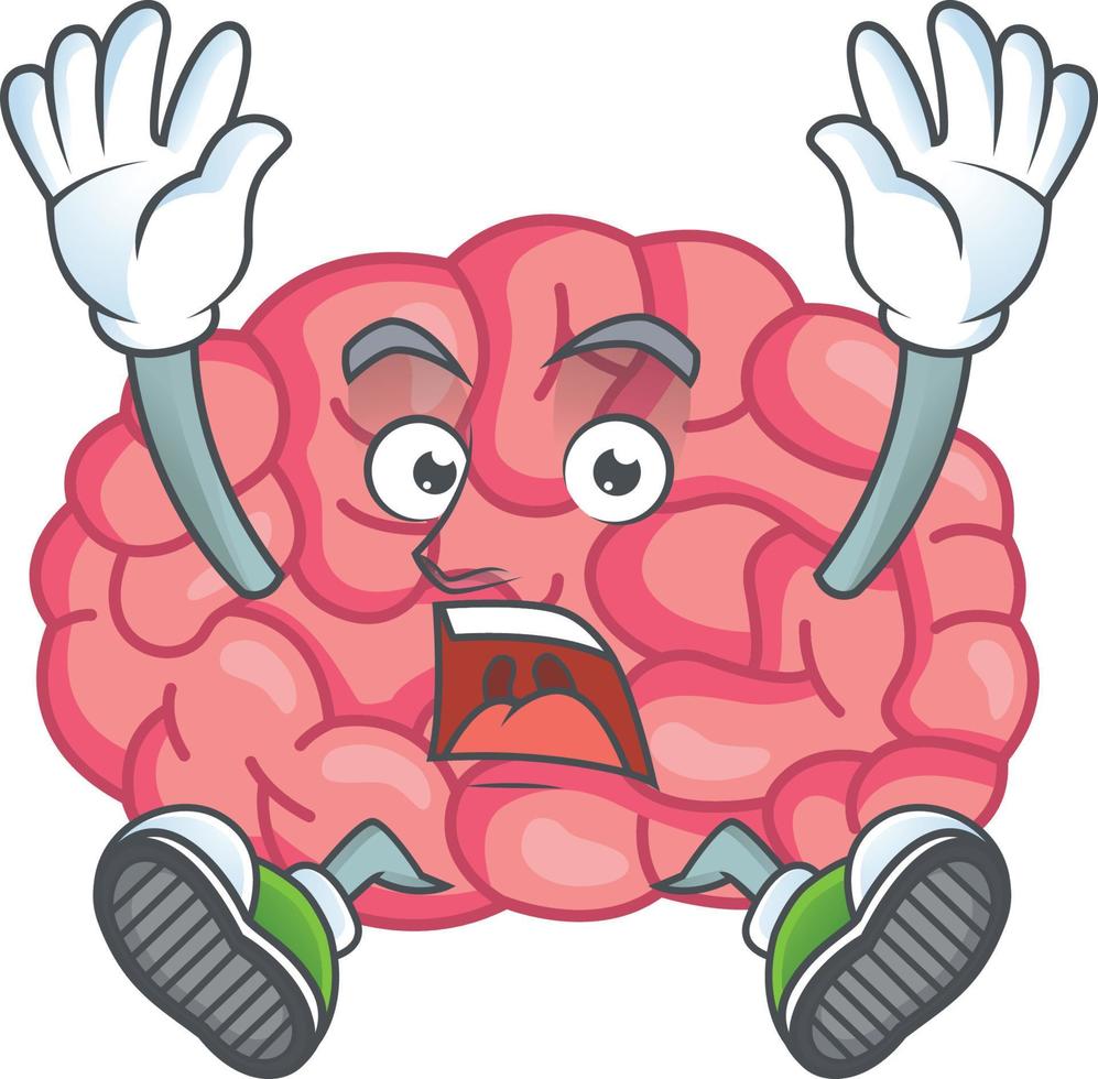 Brain Cartoon character vector