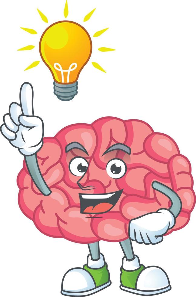 Brain Cartoon character vector