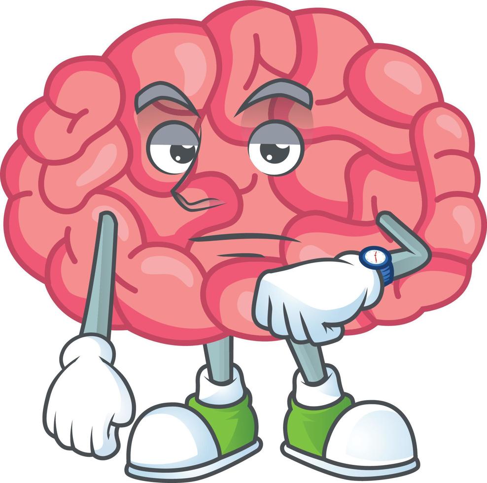 Brain Cartoon character vector