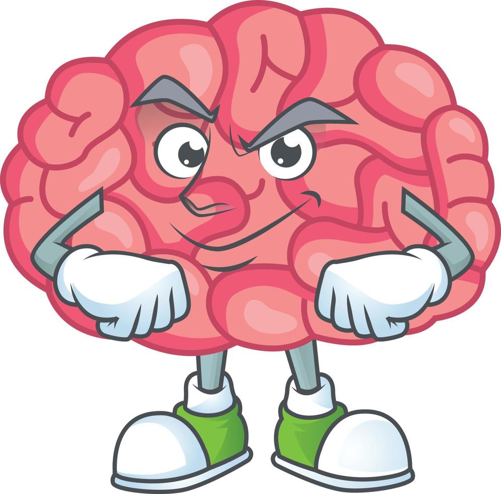 Brain Cartoon character vector