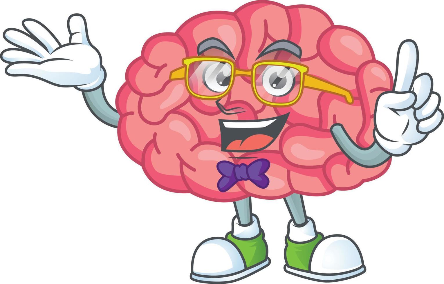 Brain Cartoon character vector