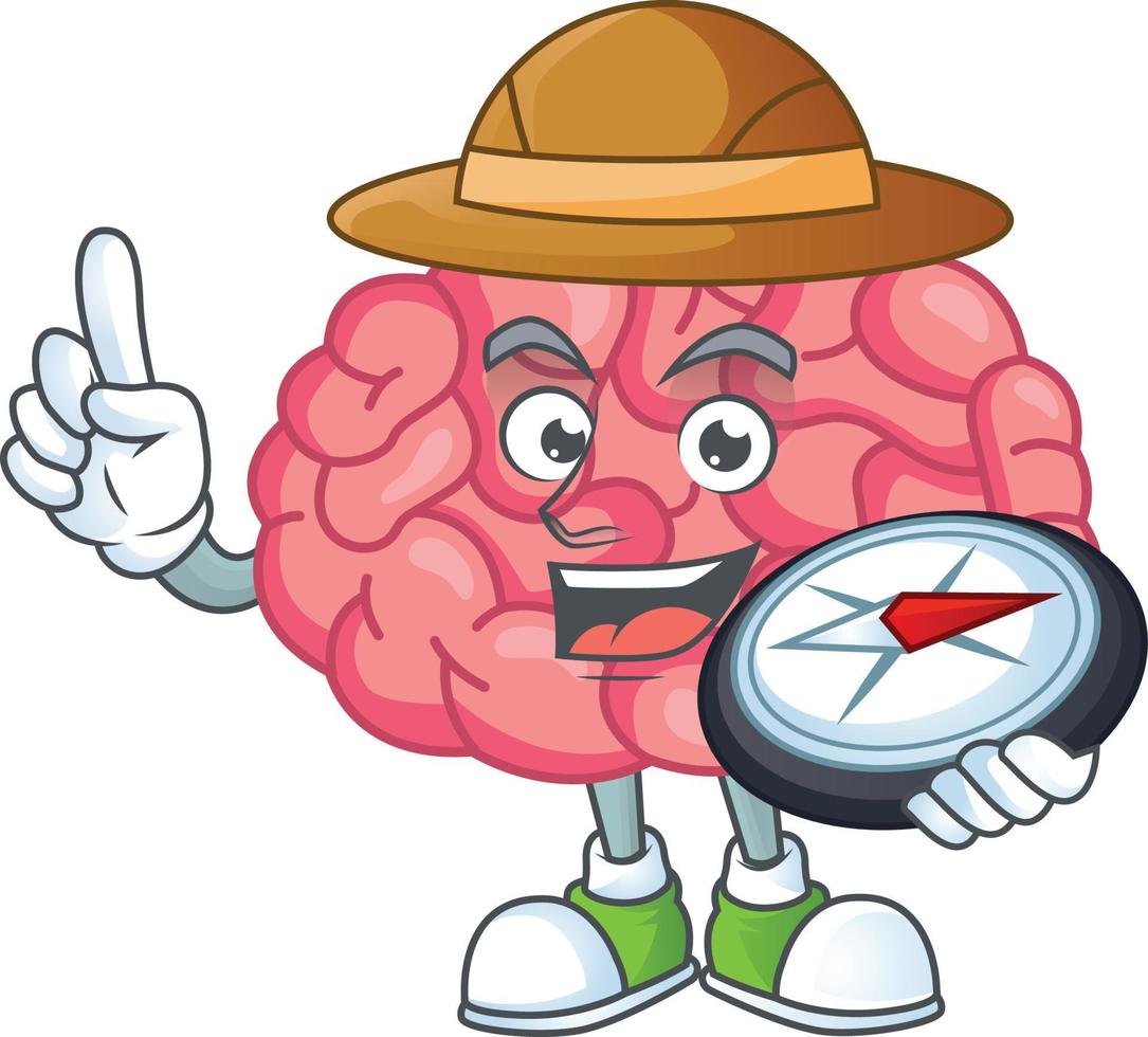 Brain Cartoon character vector