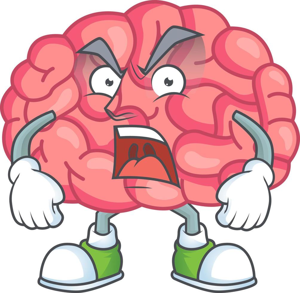 Brain Cartoon character vector