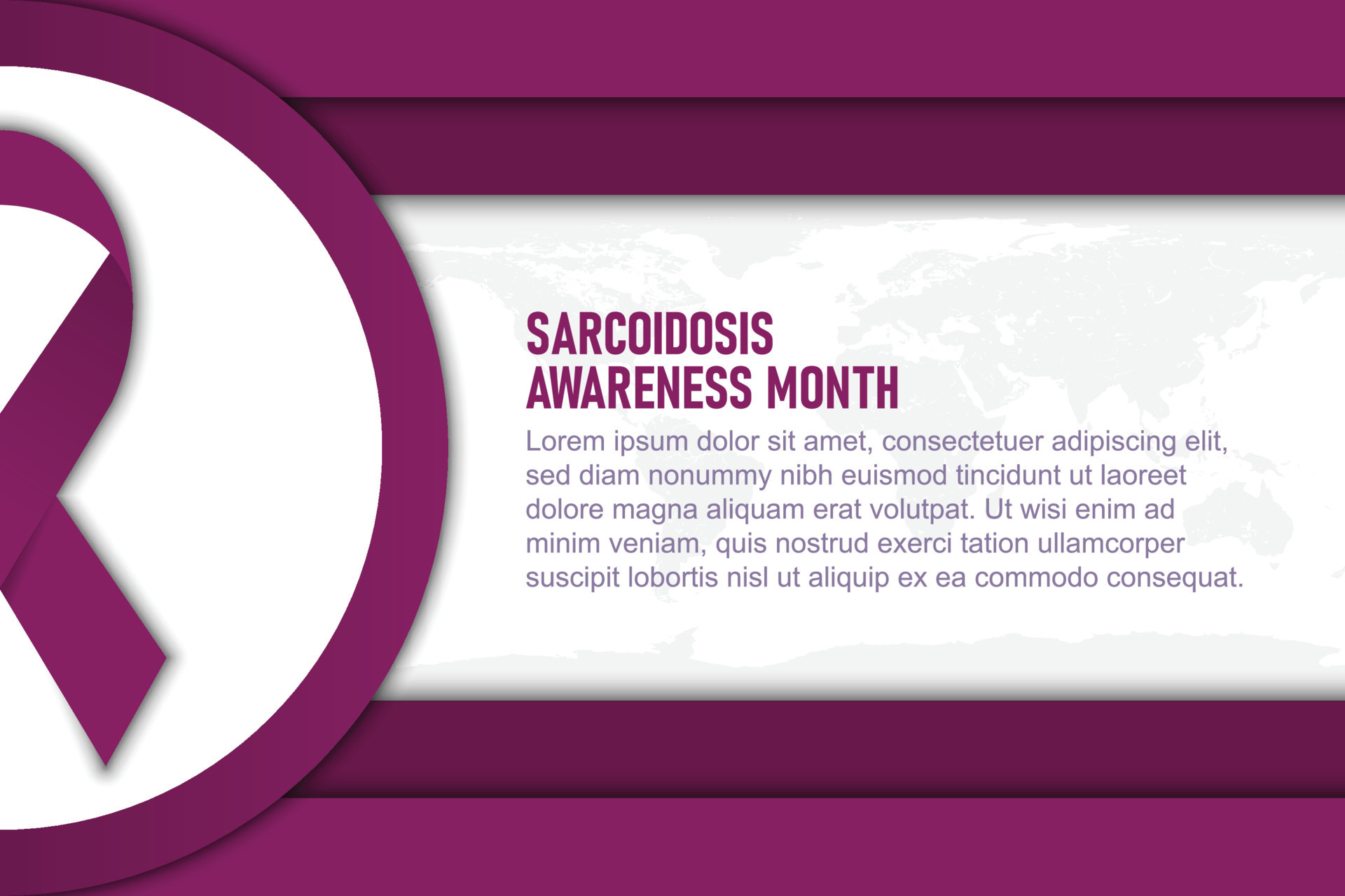 Sarcoidosis Awareness Month background. 20949523 Vector Art at Vecteezy