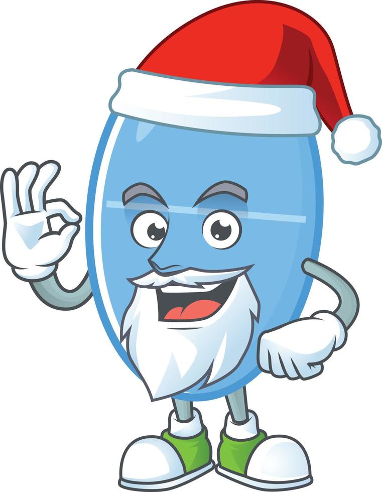 Blue capsule Cartoon character vector