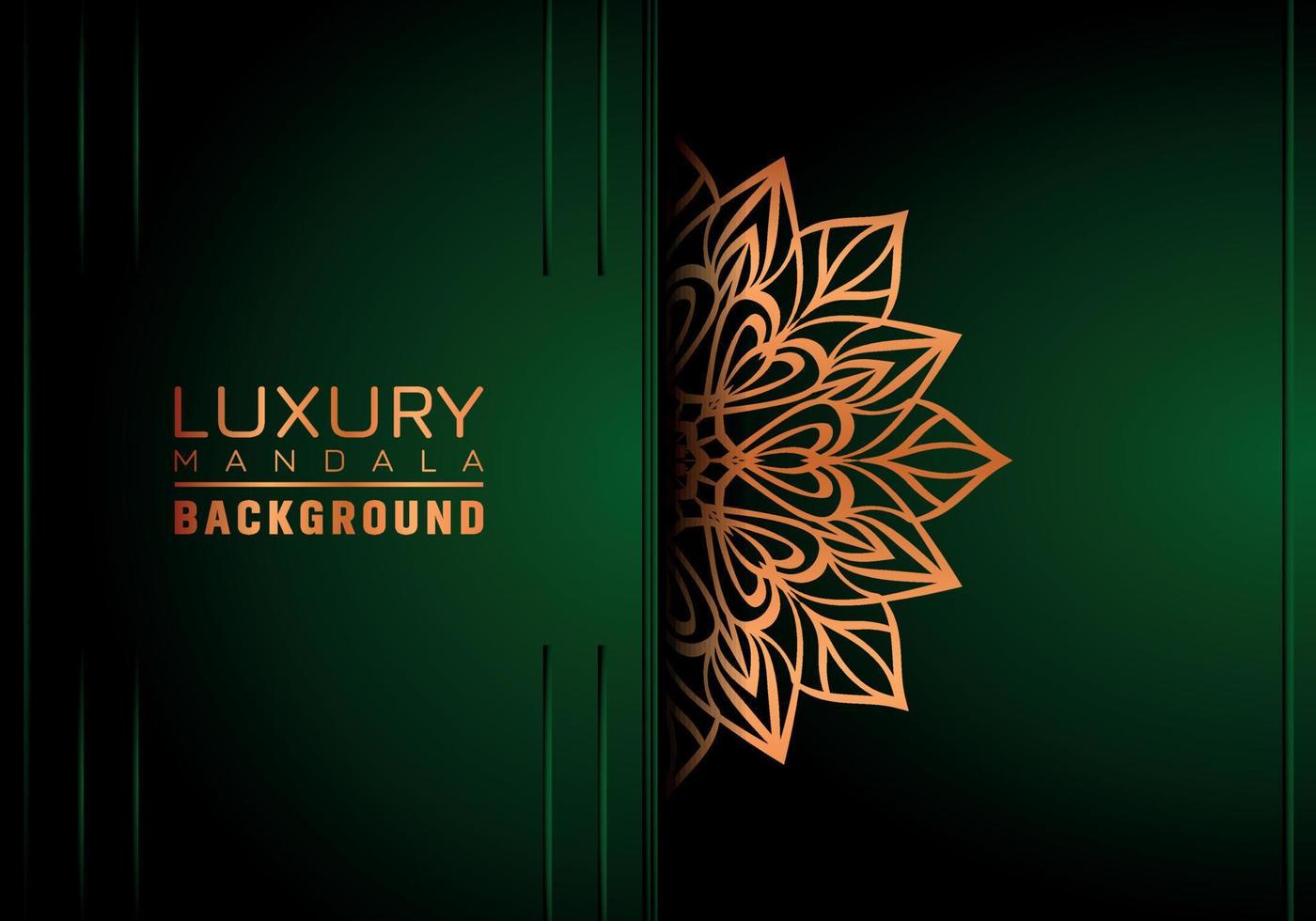 Luxury ornamental mandala background, arabesque style vector