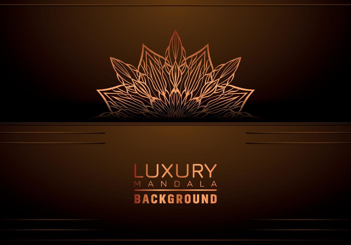 Luxury mandala background ornamental, arabesque style With Golden Arabesque Pattern Style. Decorative Mandala Ornament For Print, Brochure, Banner, Cover, Poster, Invitation Card vector