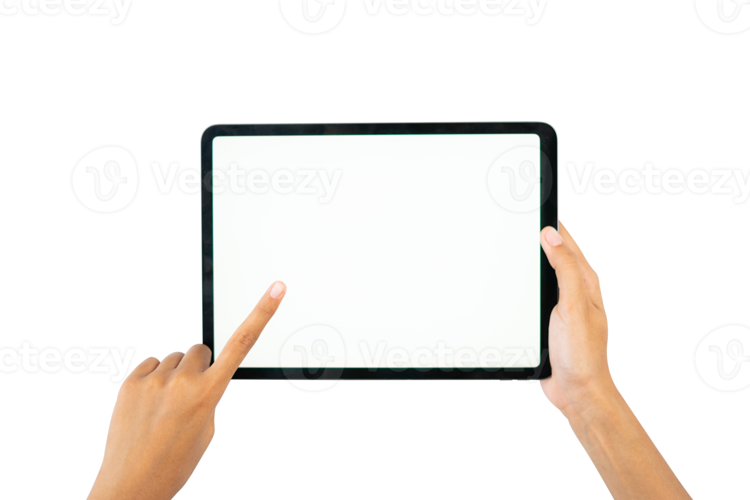 hand holding blank screen tablet 20949843 PNG