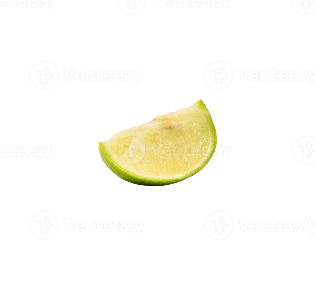slice of lime isolated for design element png