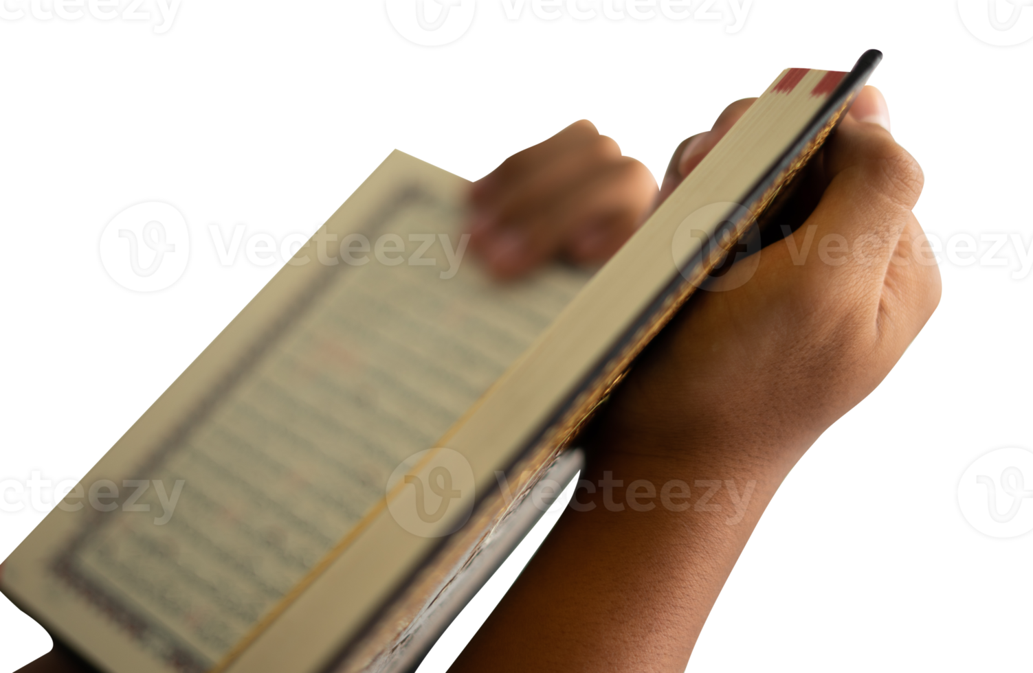Man reading the holy Quran png