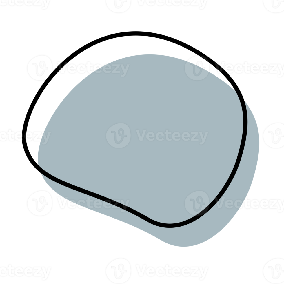 abstract trendy shape element png