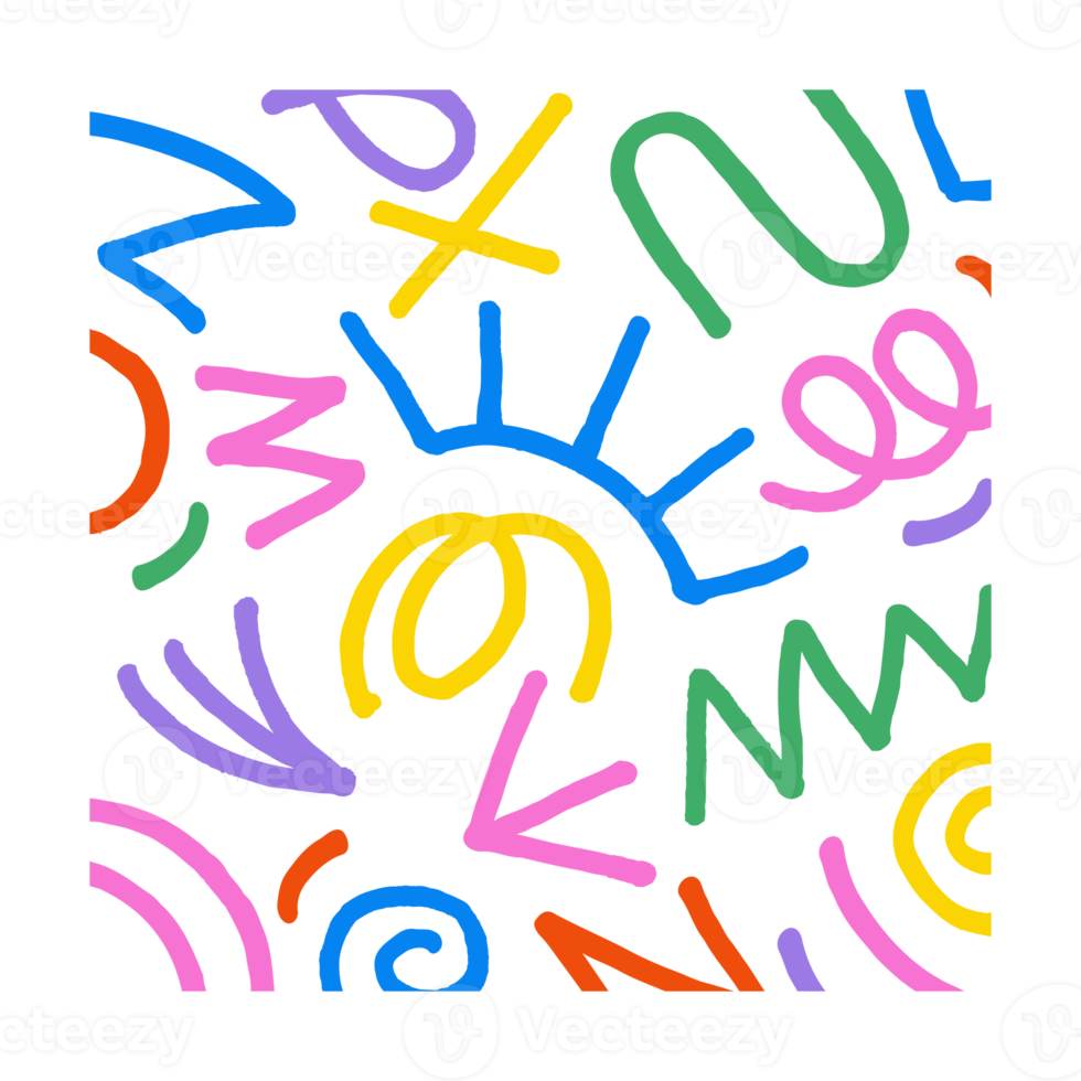 hand drawn stroke element png