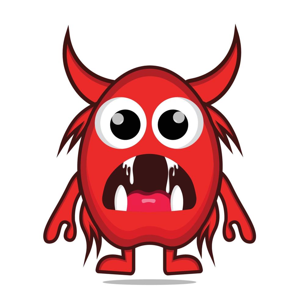 cute vector monsters design mascot kawaii