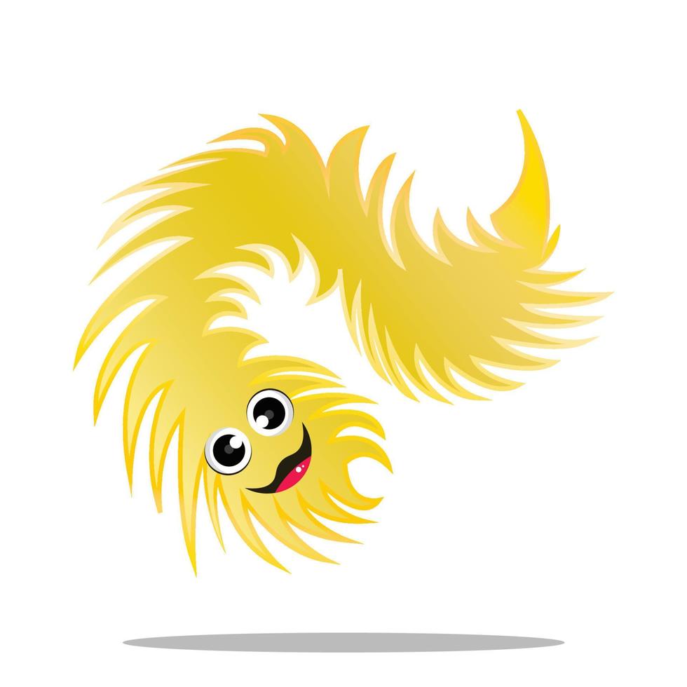 happy illustration monster design kawaii vector