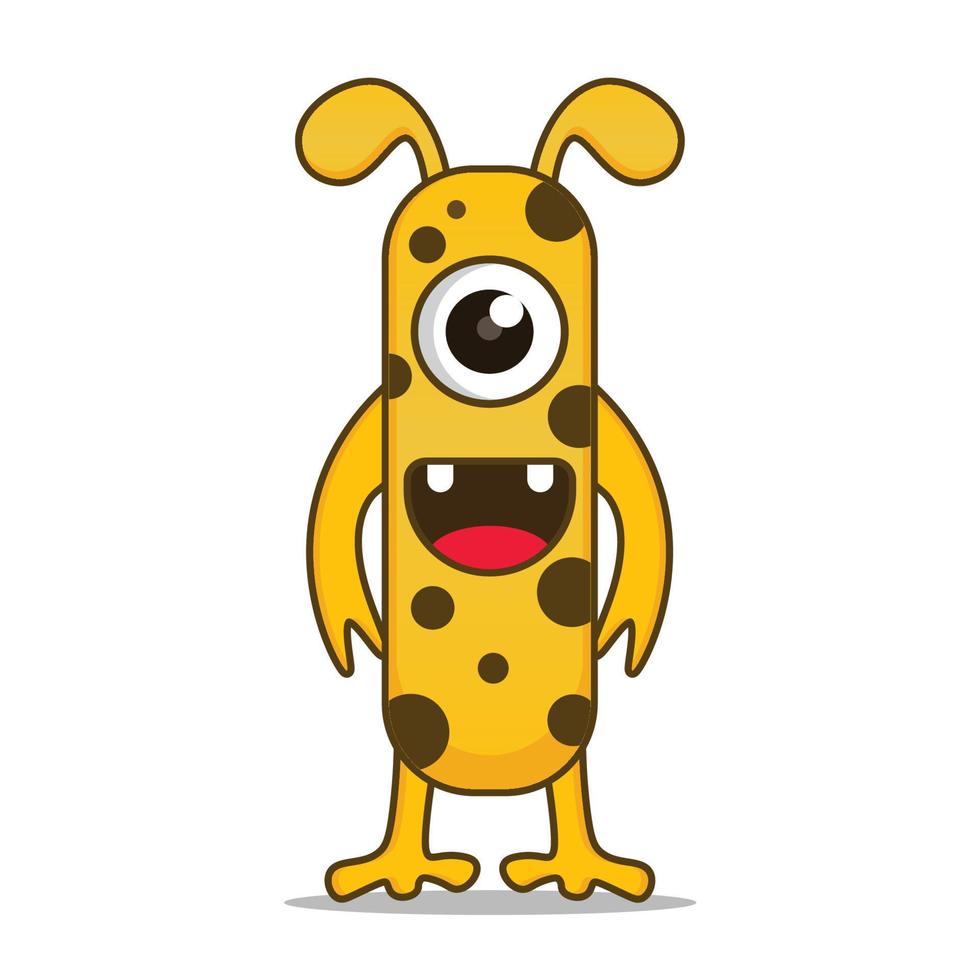cute vector illustration monster design