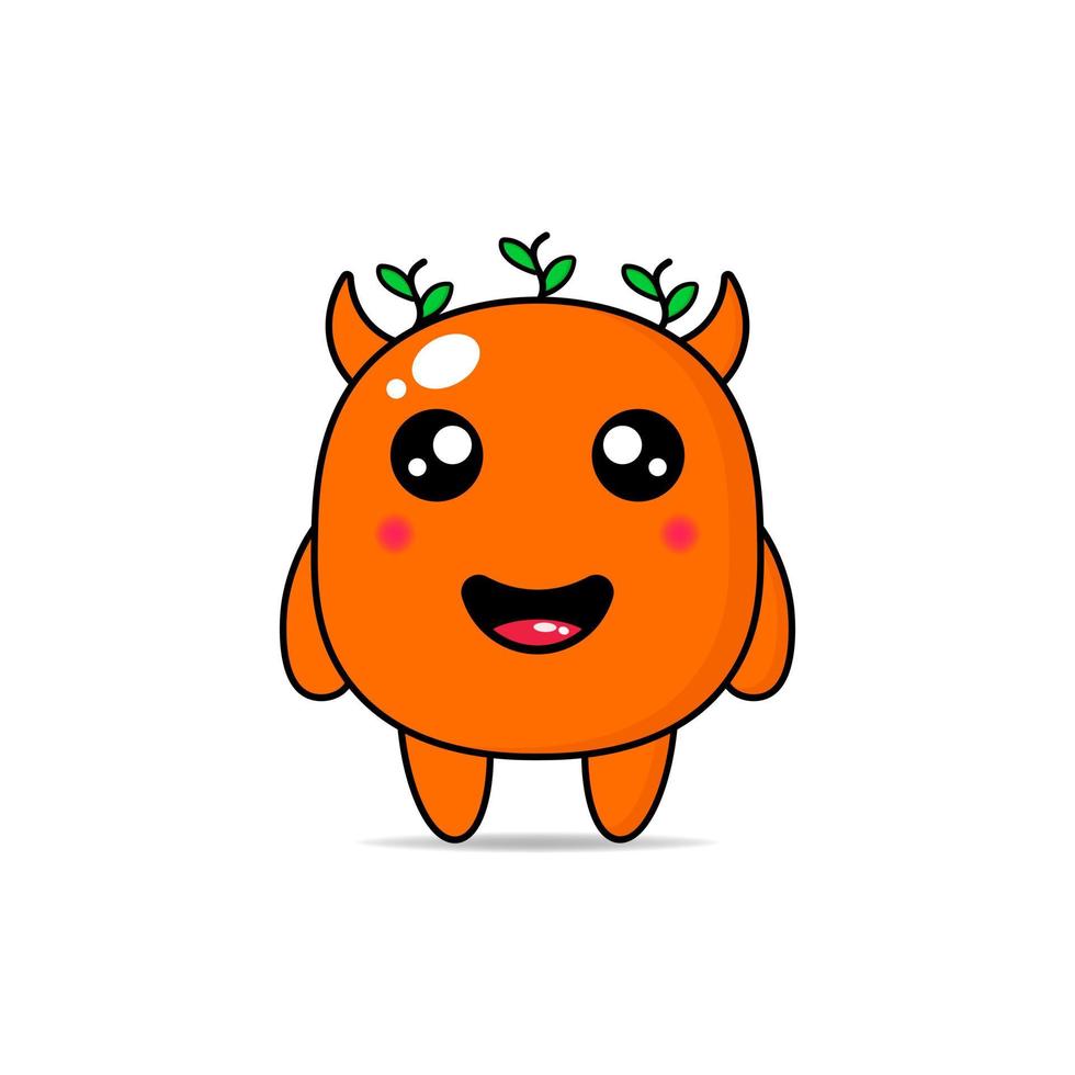 cute monsters design mascot kawaii vector