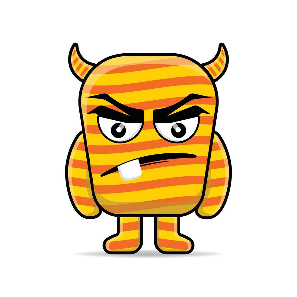 cute monsters design mascot kawaii vector