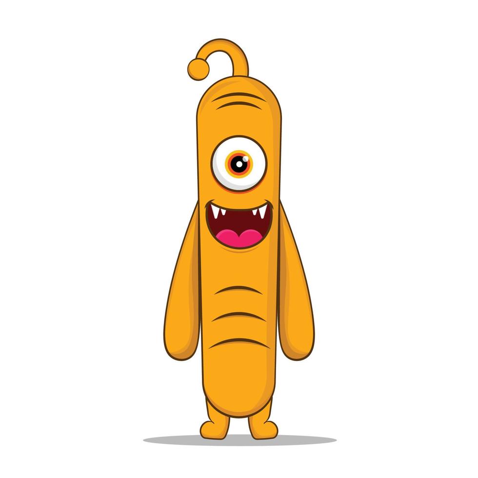 cute cartoon monsters mascot kawaii vector