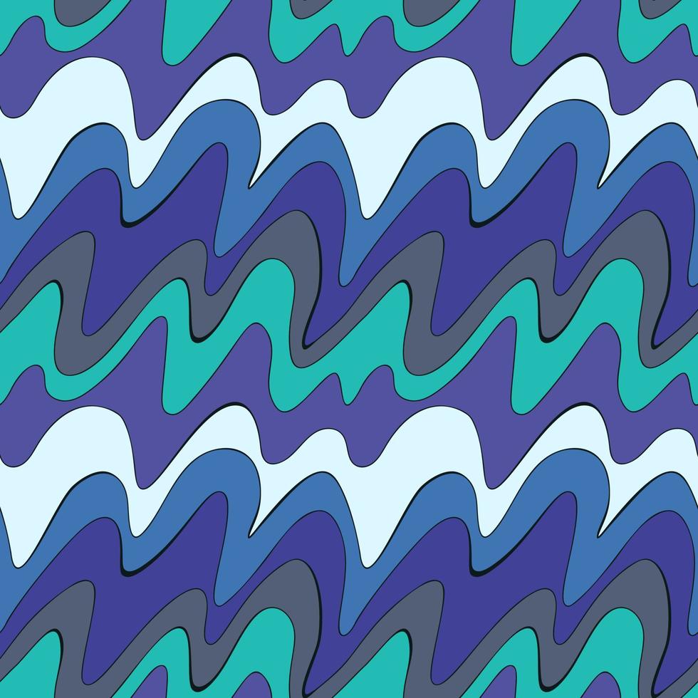 Seamless background pattern. Abstract wave pattern. vector