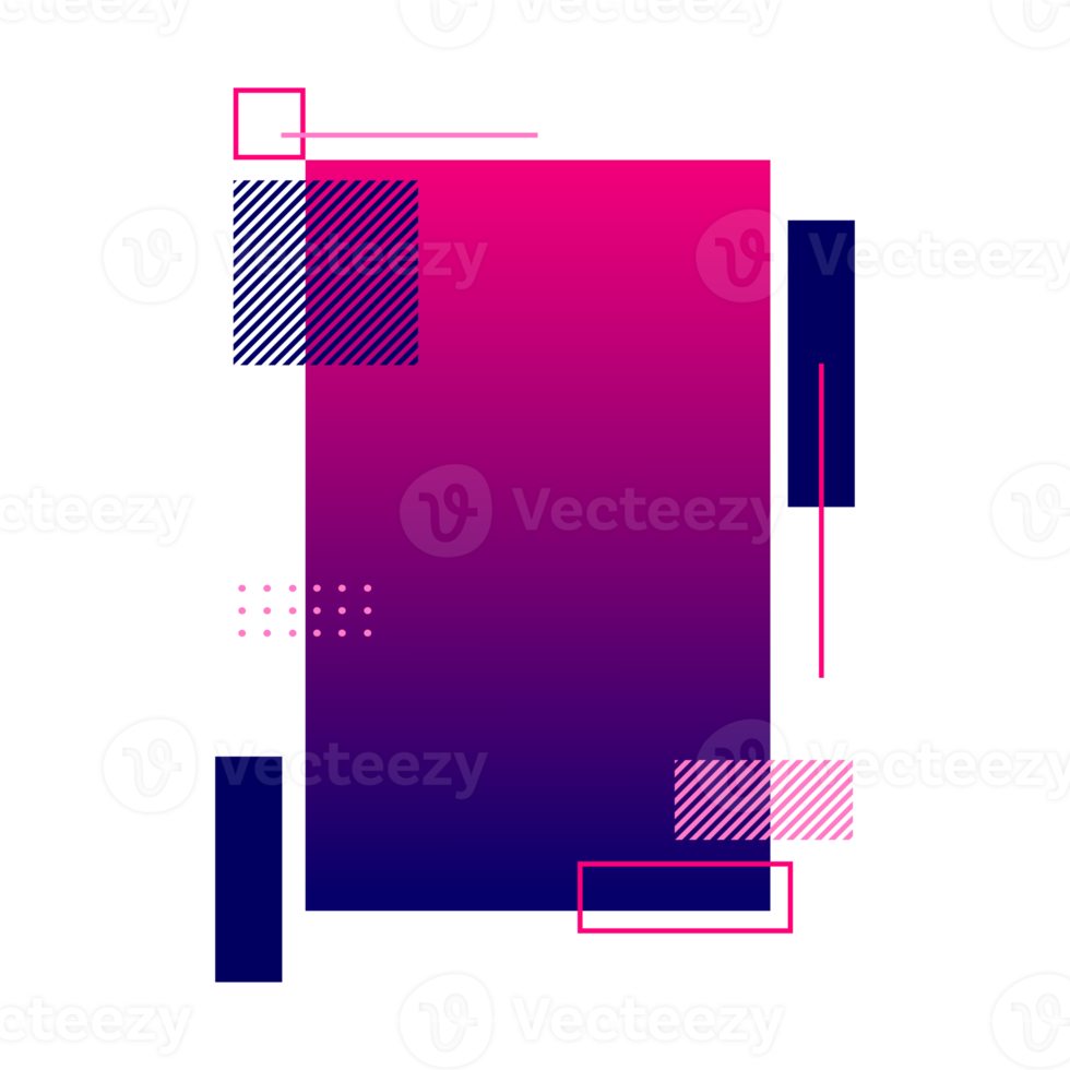 forma moderna abstrata para espaço de cópia png