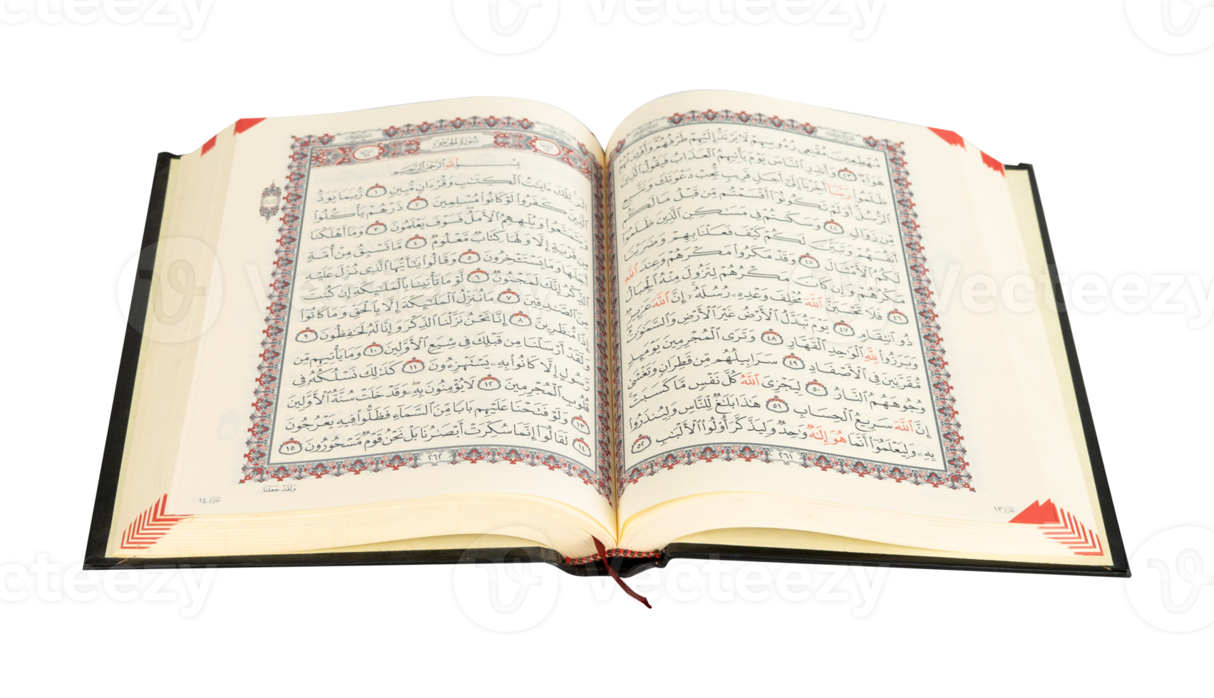 open holy Quran isolated png