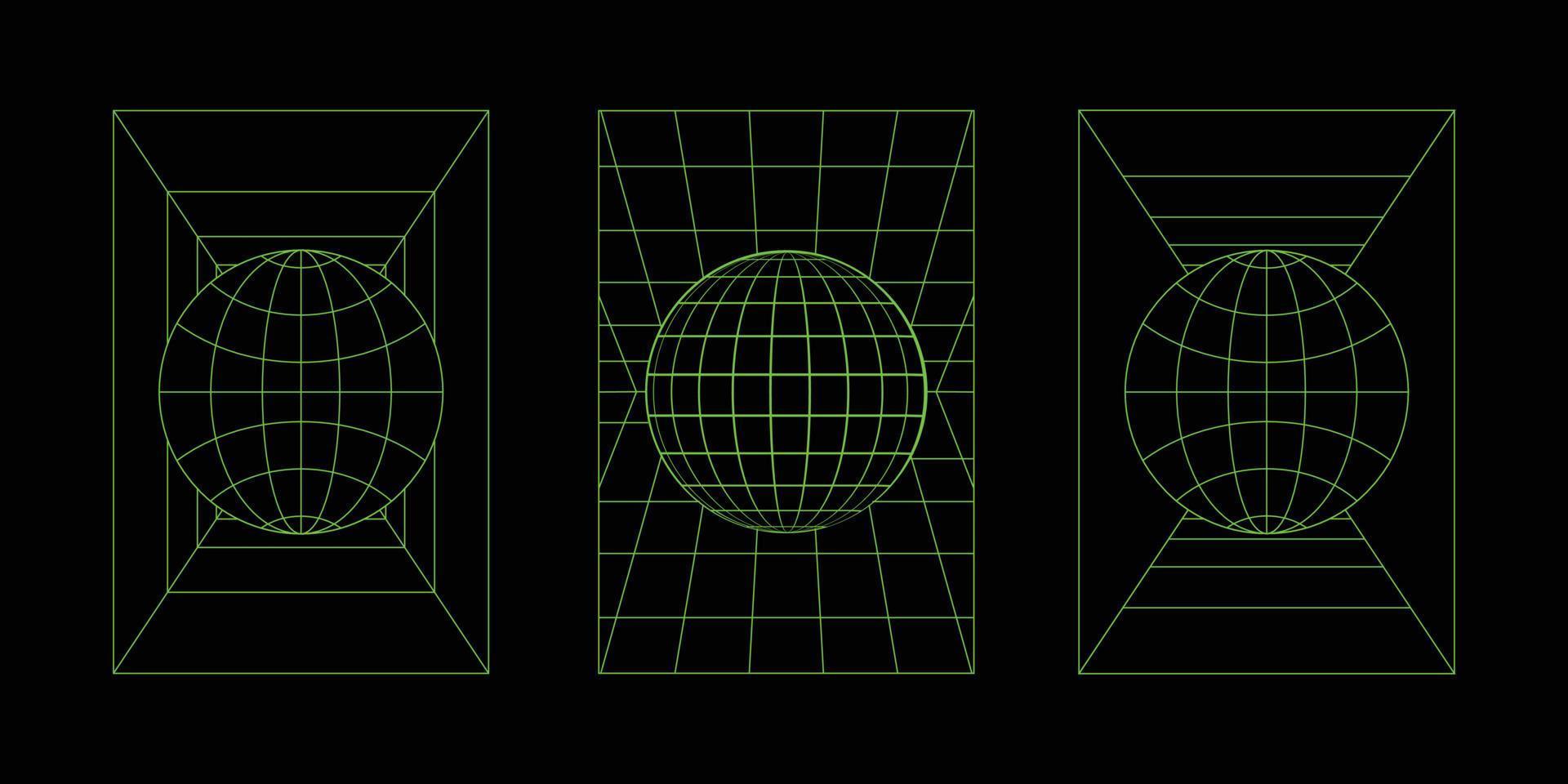 set of global symbol in rectangle for element vector