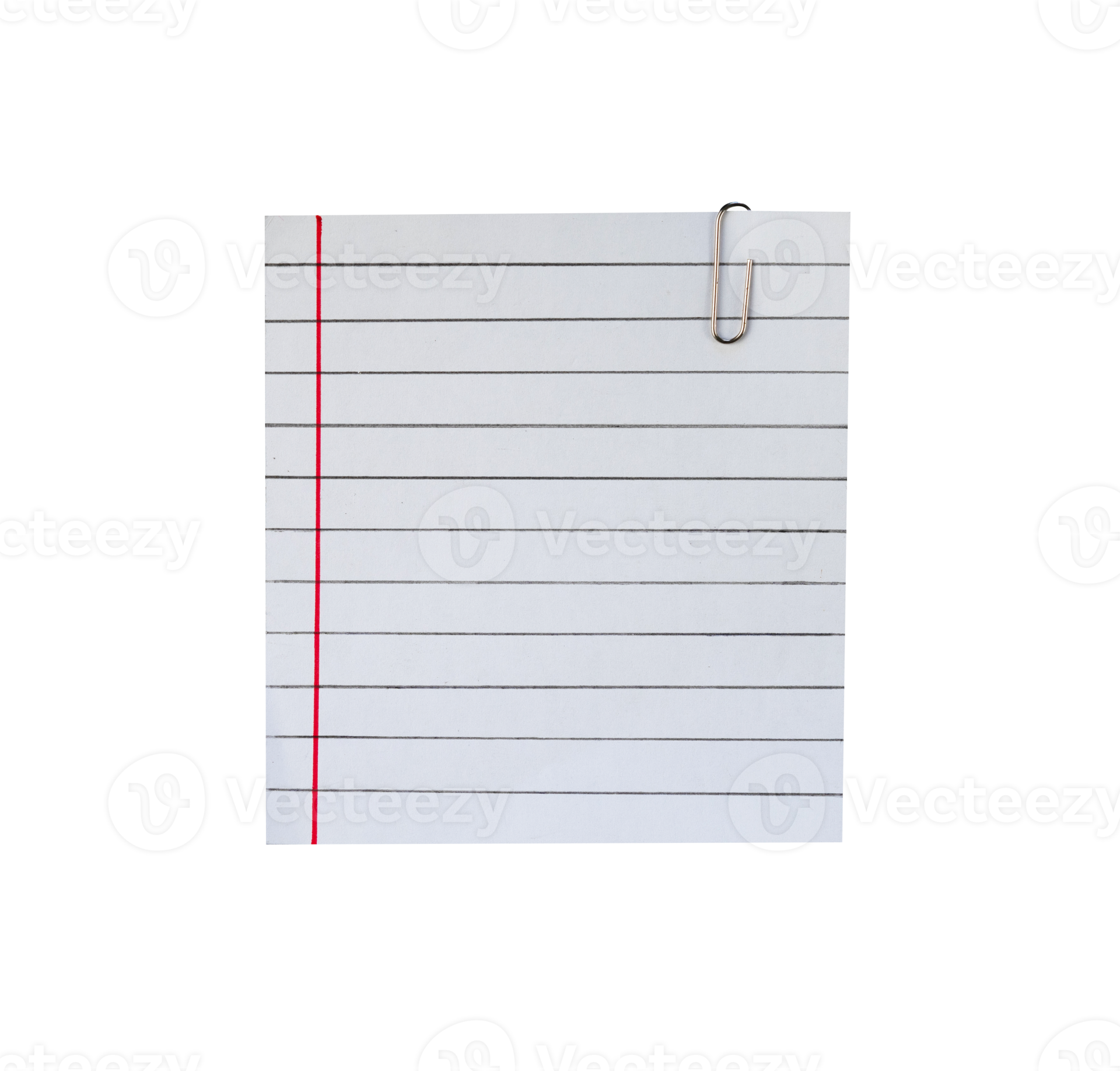 Blank note paper with clip 20951005 png
