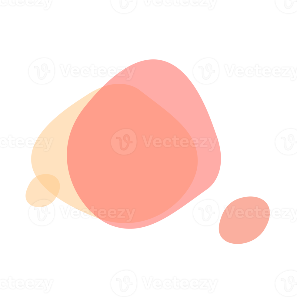 abstract trendy shape element png